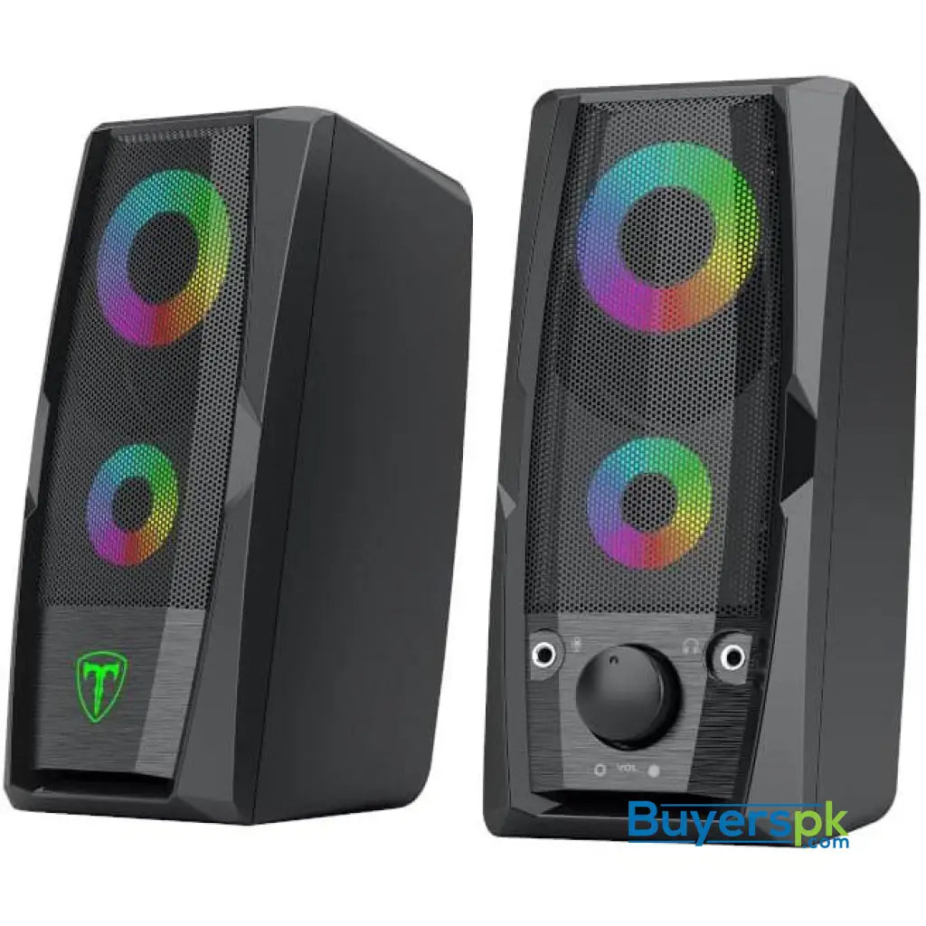 T-dagger Matrix T-tgs550 2 X 3w | 3.5mm | Rgb Speakers – Black - Speaker Price in Pakistan T-dagger Matrix T-tgs550 2 X 3w | 3.5mm | Rgb Speakers – Black - Speaker Price in Pakistan